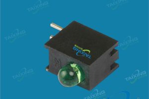 一体led连体灯珠 LED座子灯 红绿黄单颗双颗交换机用LED灯珠连体发光二极管